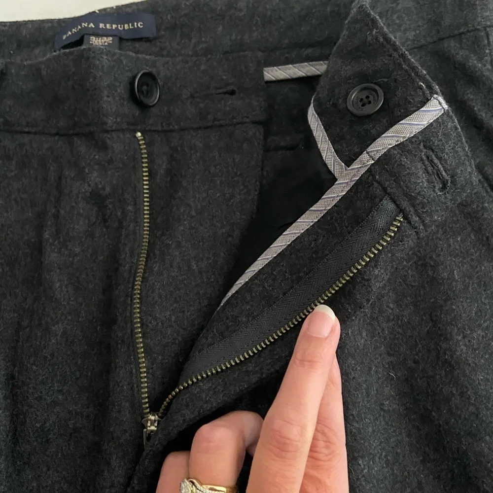 Banana Republic Men’s Wool Blend Casual Office Career Dress Pants Size 31